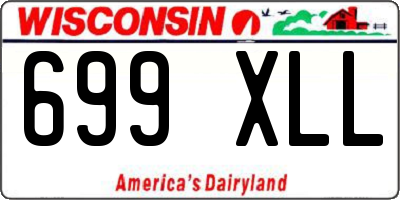 WI license plate 699XLL