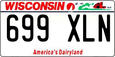 WI license plate 699XLN