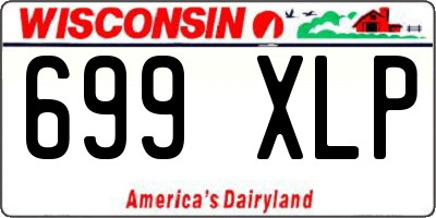 WI license plate 699XLP