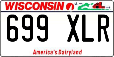 WI license plate 699XLR