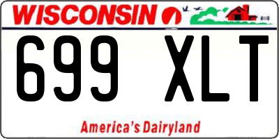 WI license plate 699XLT