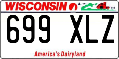 WI license plate 699XLZ