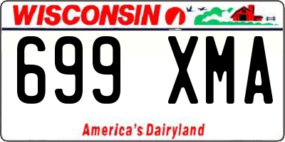 WI license plate 699XMA