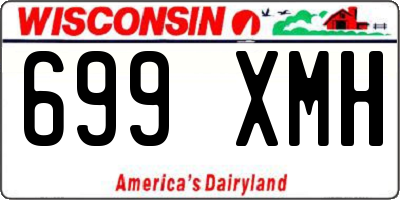 WI license plate 699XMH