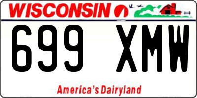 WI license plate 699XMW