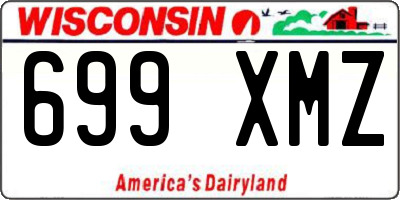 WI license plate 699XMZ