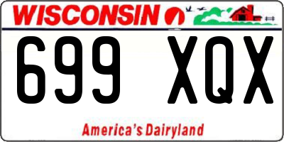 WI license plate 699XQX