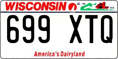 WI license plate 699XTQ