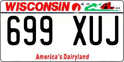 WI license plate 699XUJ