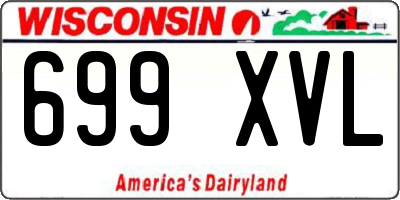 WI license plate 699XVL