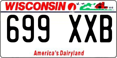 WI license plate 699XXB
