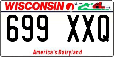 WI license plate 699XXQ