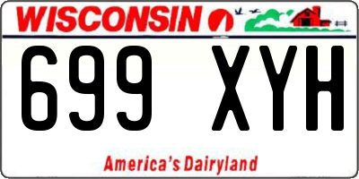 WI license plate 699XYH