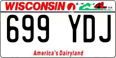 WI license plate 699YDJ