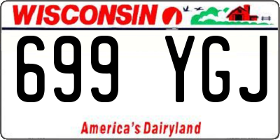 WI license plate 699YGJ