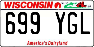 WI license plate 699YGL