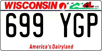 WI license plate 699YGP