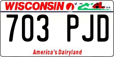 WI license plate 703PJD