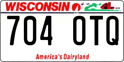 WI license plate 704OTQ