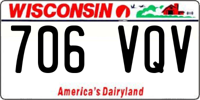 WI license plate 706VQV