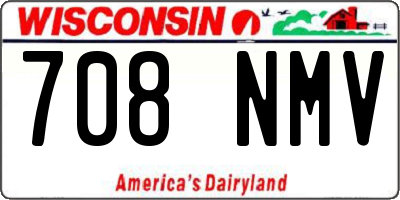 WI license plate 708NMV