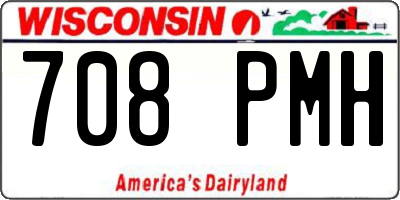 WI license plate 708PMH