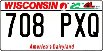 WI license plate 708PXQ