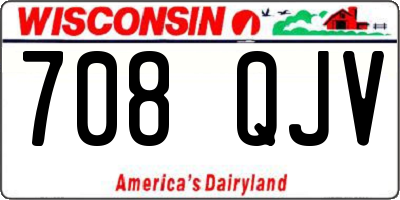 WI license plate 708QJV