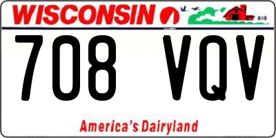WI license plate 708VQV