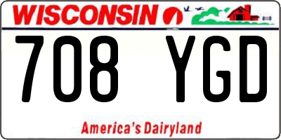 WI license plate 708YGD
