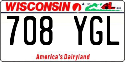 WI license plate 708YGL