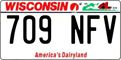 WI license plate 709NFV