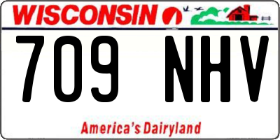WI license plate 709NHV