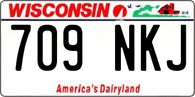 WI license plate 709NKJ