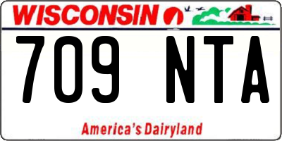 WI license plate 709NTA
