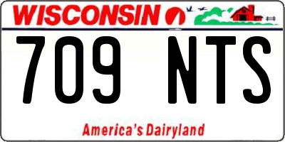 WI license plate 709NTS