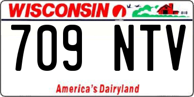 WI license plate 709NTV