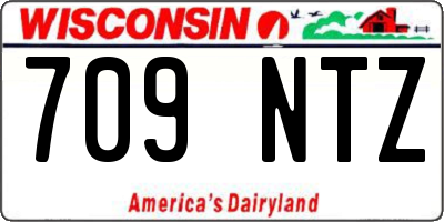 WI license plate 709NTZ