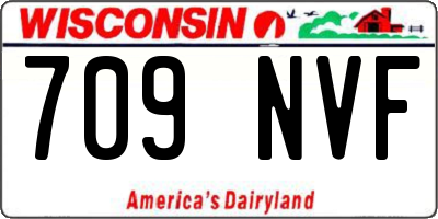WI license plate 709NVF