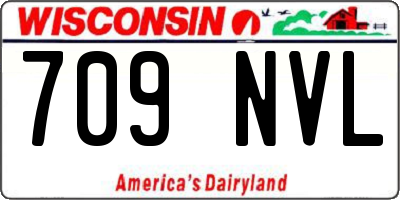 WI license plate 709NVL