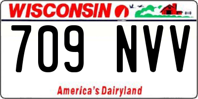 WI license plate 709NVV