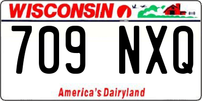 WI license plate 709NXQ