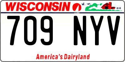 WI license plate 709NYV