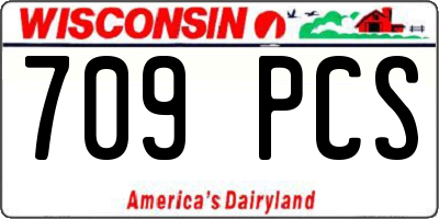 WI license plate 709PCS