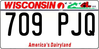 WI license plate 709PJQ