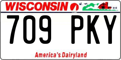 WI license plate 709PKY