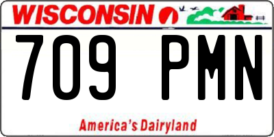 WI license plate 709PMN