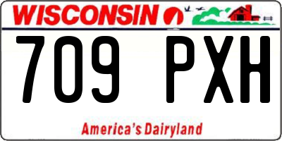 WI license plate 709PXH