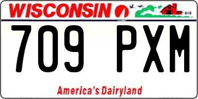 WI license plate 709PXM
