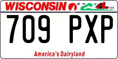 WI license plate 709PXP